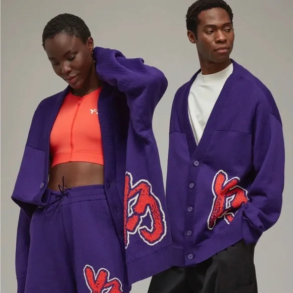 Y3 Addidas Y3 Knit Oversized Cardigan - Picture 3 of 13